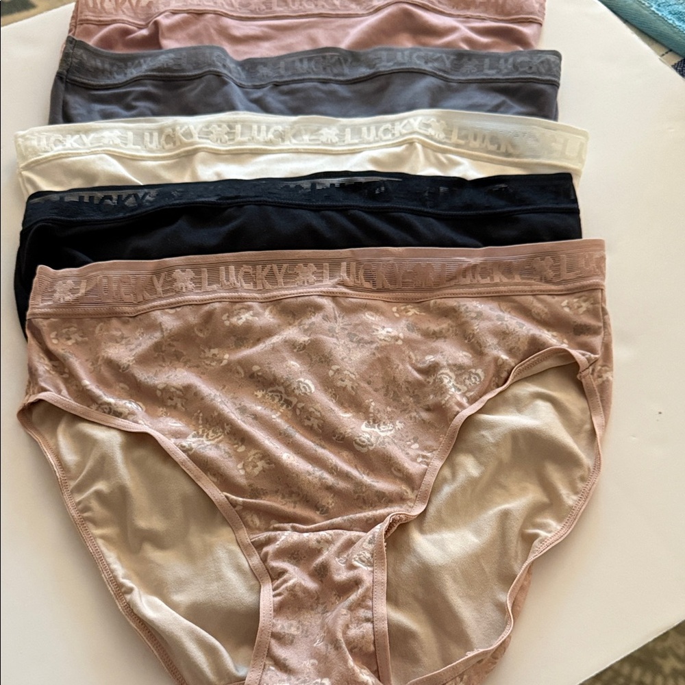 Lucky Brand Women's Panty Collection - Pink, Cream, Gray, Black